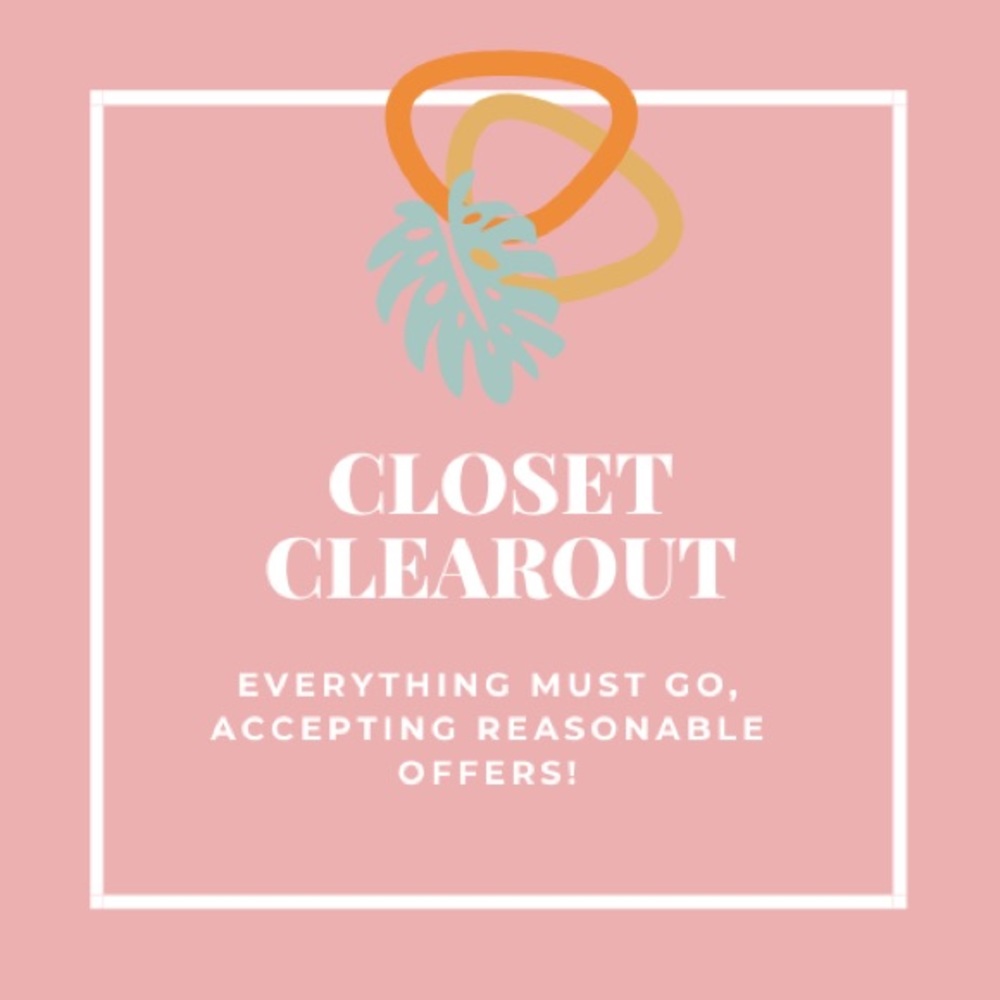 ✨Closet clearout✨ Everything must go!